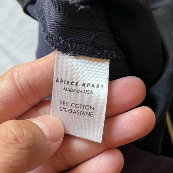 Apiece Apart Navy Straight Leg Pants - Picture 6 of 6